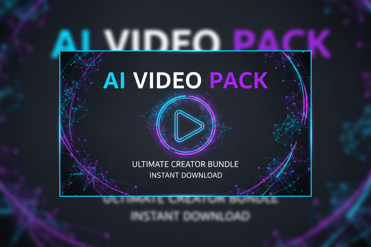 Ready to post AI Video bundle